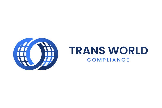 Logo of trans world compliance inc color